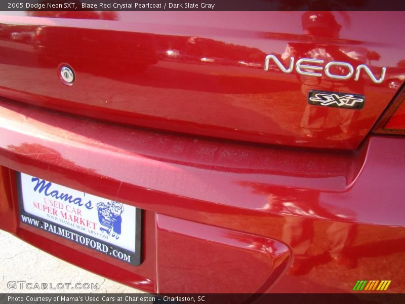 Blaze Red Crystal Pearlcoat / Dark Slate Gray 2005 Dodge Neon SXT