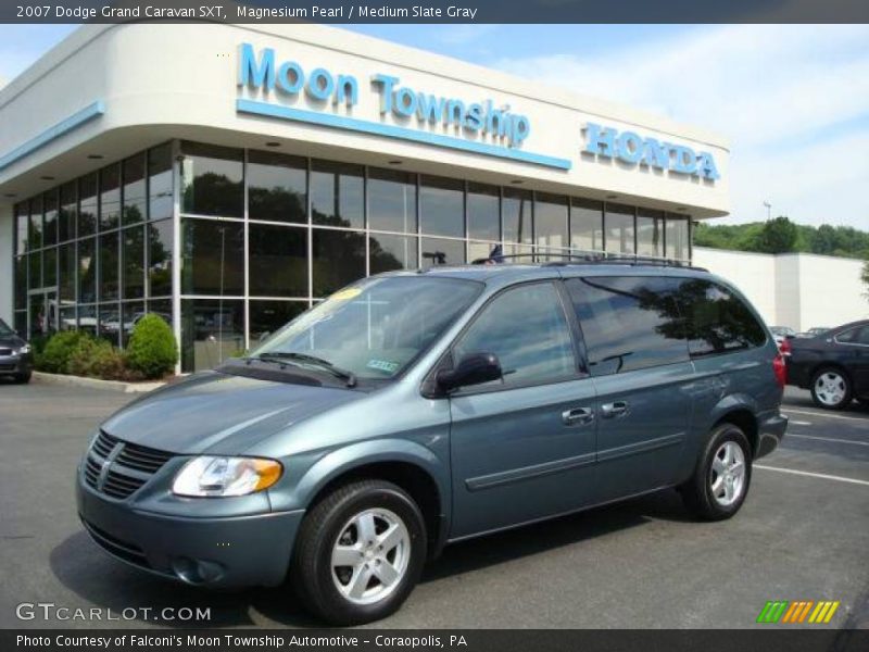 Magnesium Pearl / Medium Slate Gray 2007 Dodge Grand Caravan SXT