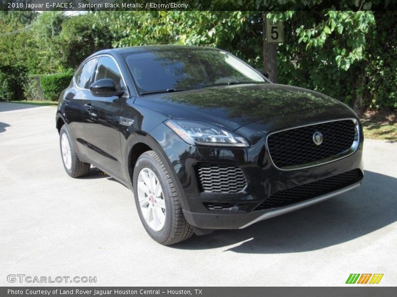 Santorini Black Metallic / Ebony/Ebony 2018 Jaguar E-PACE S