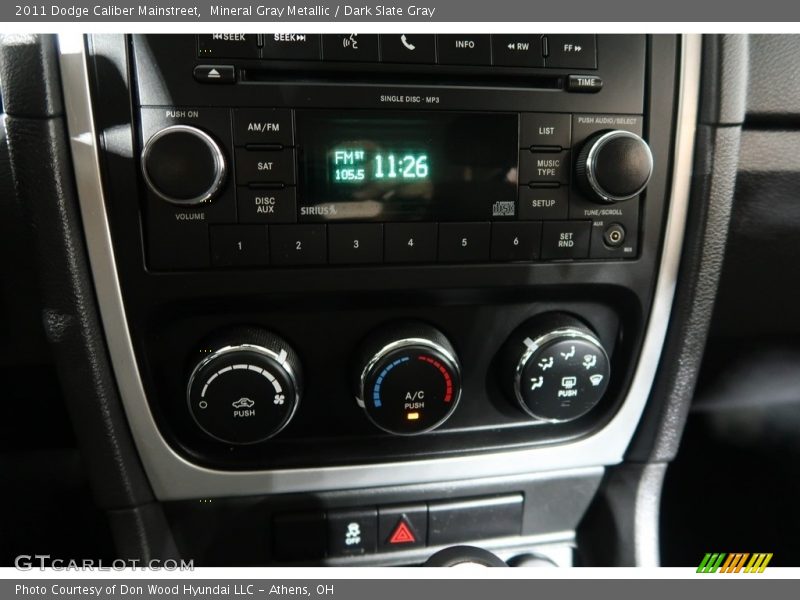 Mineral Gray Metallic / Dark Slate Gray 2011 Dodge Caliber Mainstreet
