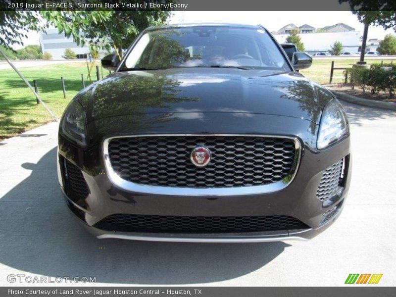 Santorini Black Metallic / Ebony/Ebony 2018 Jaguar E-PACE S