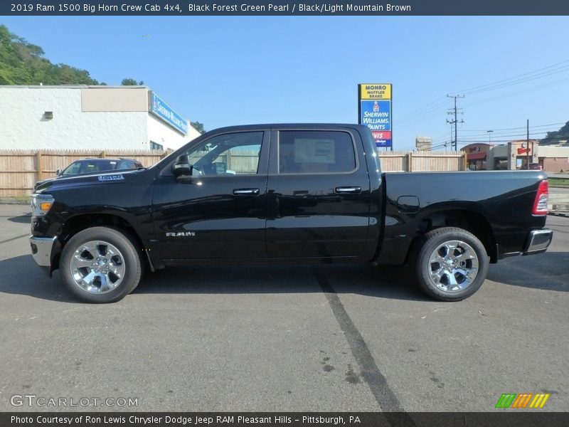 Black Forest Green Pearl / Black/Light Mountain Brown 2019 Ram 1500 Big Horn Crew Cab 4x4