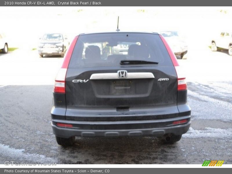Crystal Black Pearl / Black 2010 Honda CR-V EX-L AWD