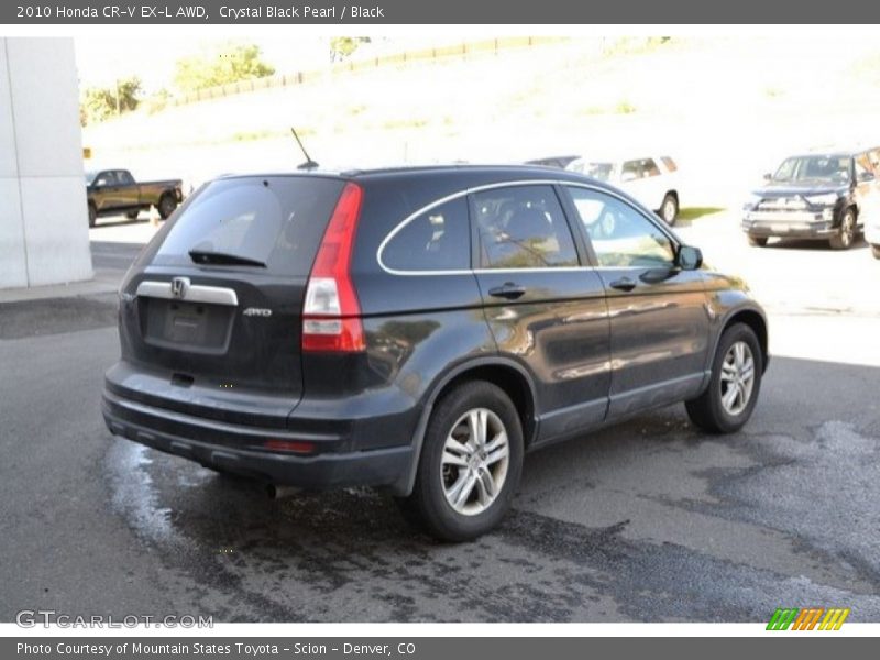 Crystal Black Pearl / Black 2010 Honda CR-V EX-L AWD