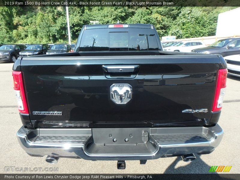 Black Forest Green Pearl / Black/Light Mountain Brown 2019 Ram 1500 Big Horn Crew Cab 4x4