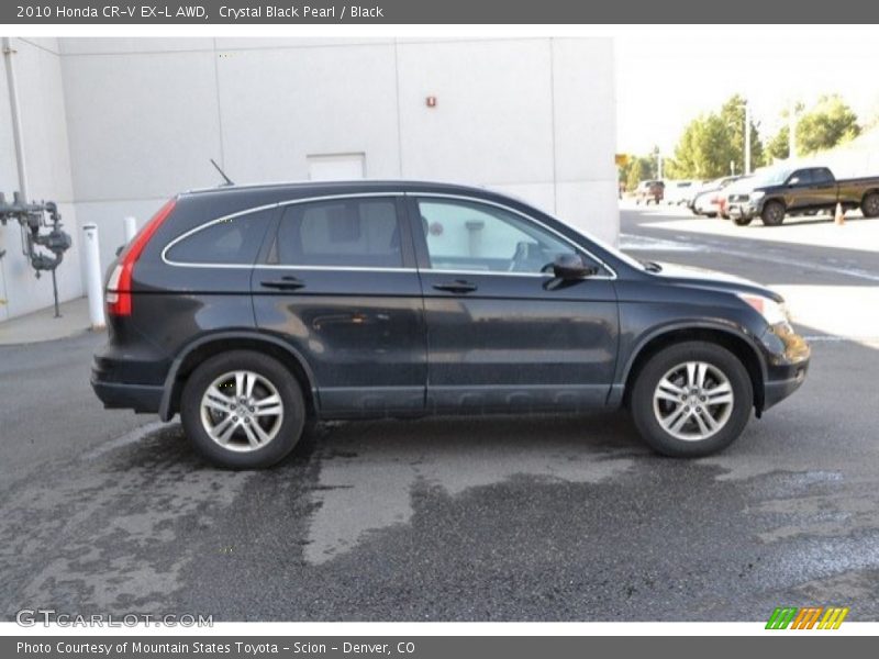 Crystal Black Pearl / Black 2010 Honda CR-V EX-L AWD