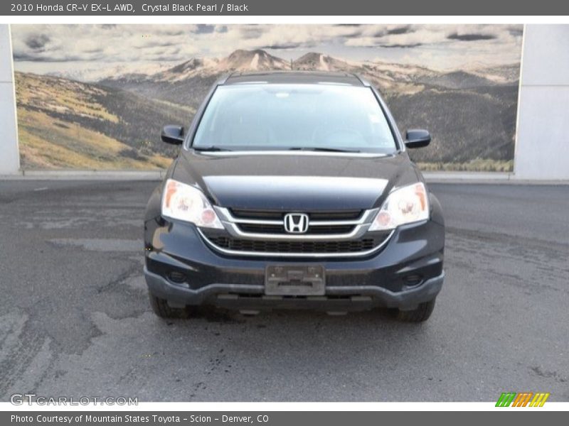 Crystal Black Pearl / Black 2010 Honda CR-V EX-L AWD