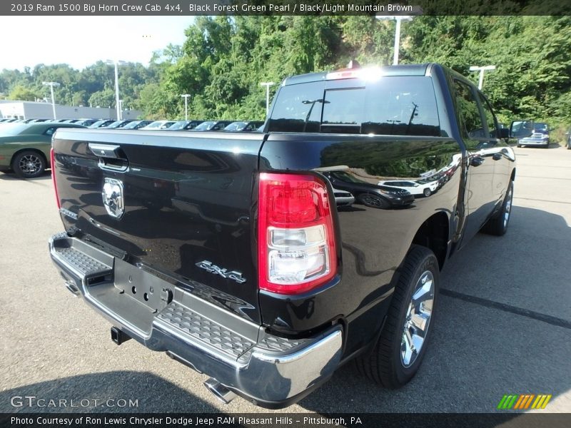 Black Forest Green Pearl / Black/Light Mountain Brown 2019 Ram 1500 Big Horn Crew Cab 4x4