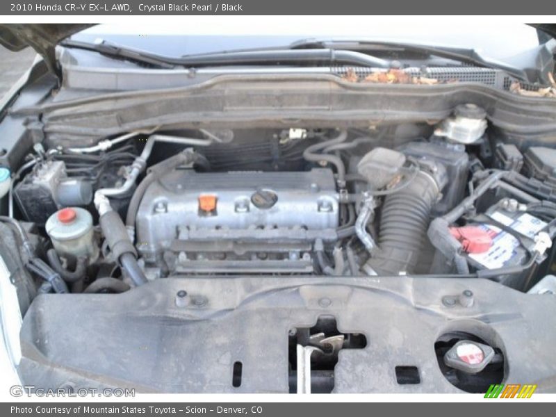 Crystal Black Pearl / Black 2010 Honda CR-V EX-L AWD