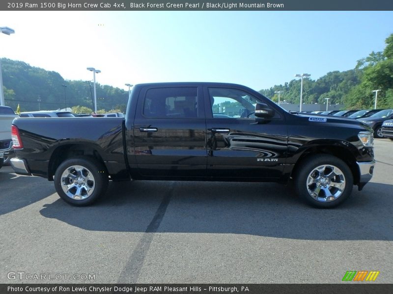 Black Forest Green Pearl / Black/Light Mountain Brown 2019 Ram 1500 Big Horn Crew Cab 4x4