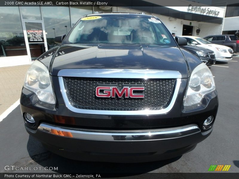 Carbon Black Metallic / Ebony 2008 GMC Acadia SLE AWD