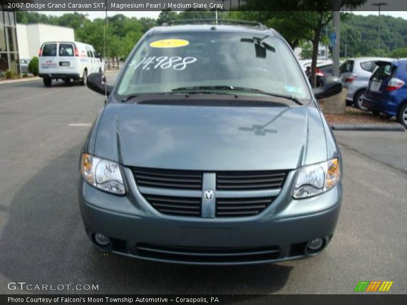 Magnesium Pearl / Medium Slate Gray 2007 Dodge Grand Caravan SXT