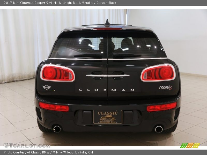 Midnight Black Metallic / Carbon Black 2017 Mini Clubman Cooper S ALL4
