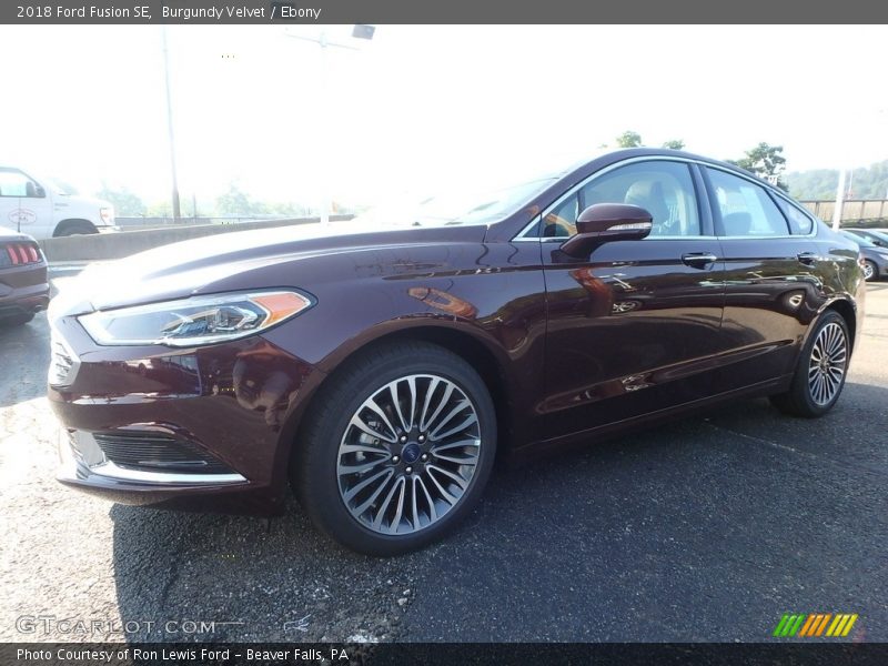 Burgundy Velvet / Ebony 2018 Ford Fusion SE