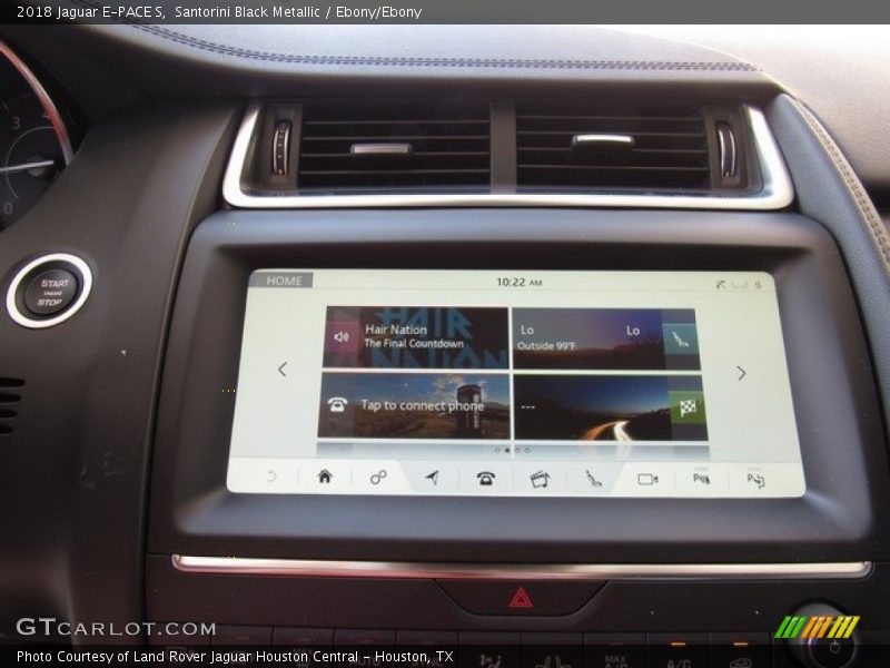 Santorini Black Metallic / Ebony/Ebony 2018 Jaguar E-PACE S
