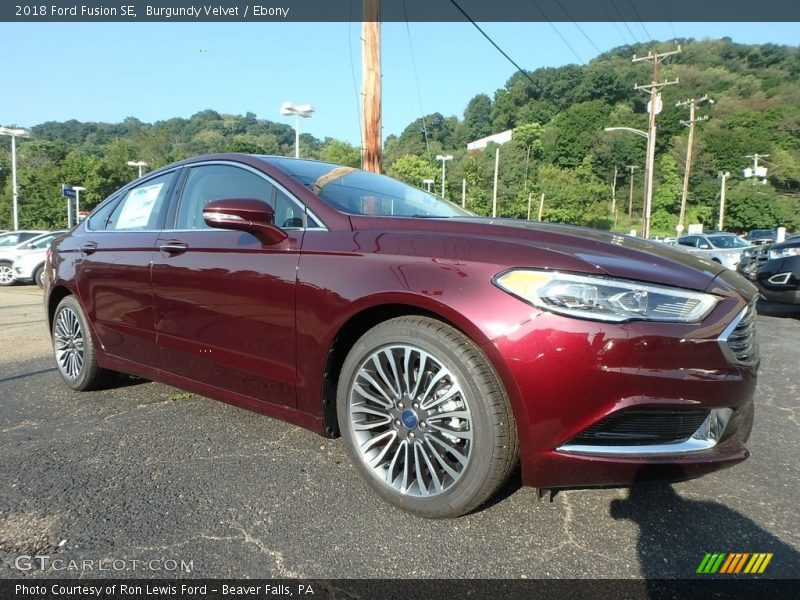 Burgundy Velvet / Ebony 2018 Ford Fusion SE