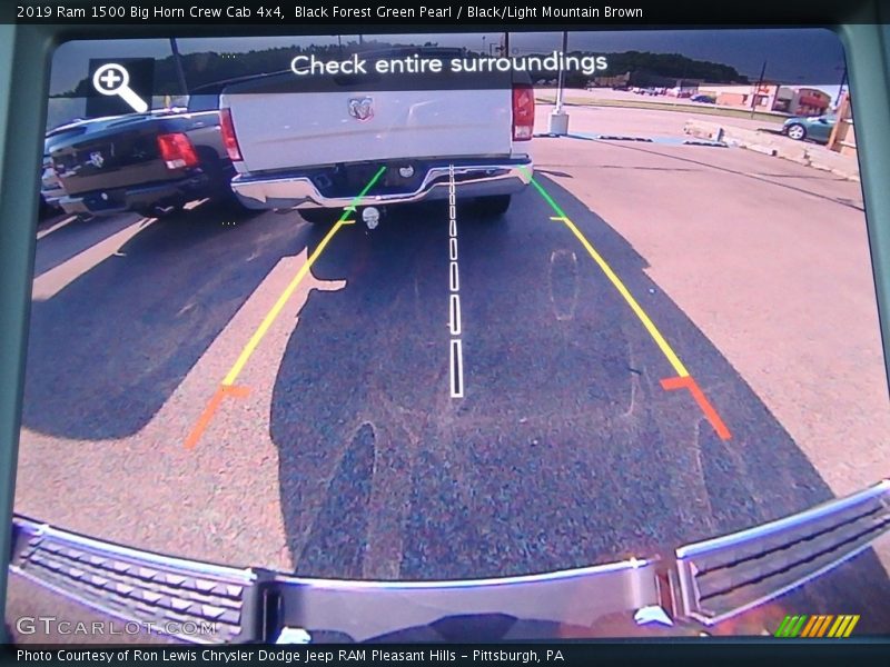 Black Forest Green Pearl / Black/Light Mountain Brown 2019 Ram 1500 Big Horn Crew Cab 4x4