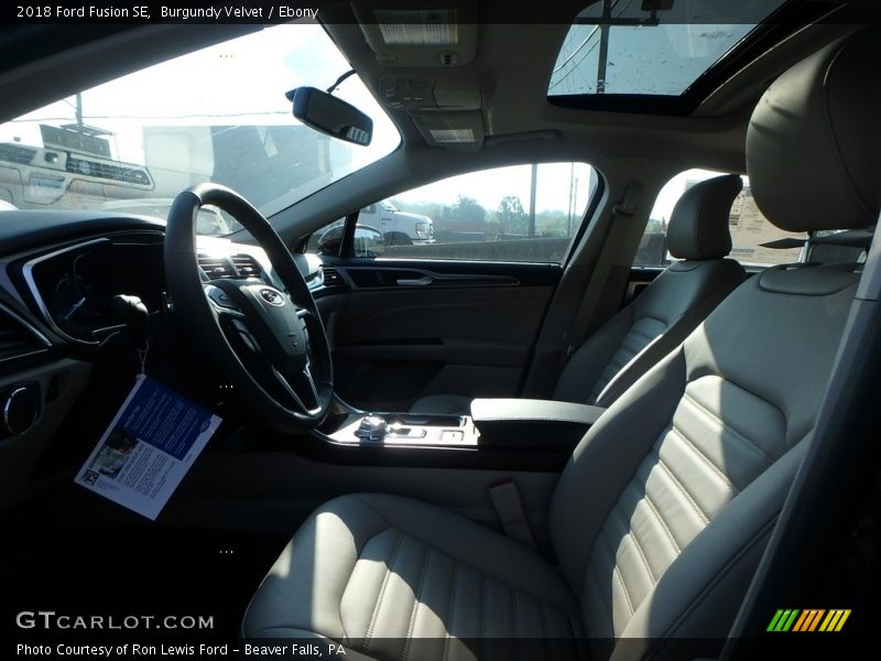 Burgundy Velvet / Ebony 2018 Ford Fusion SE