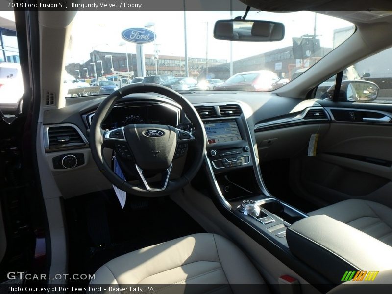 Burgundy Velvet / Ebony 2018 Ford Fusion SE