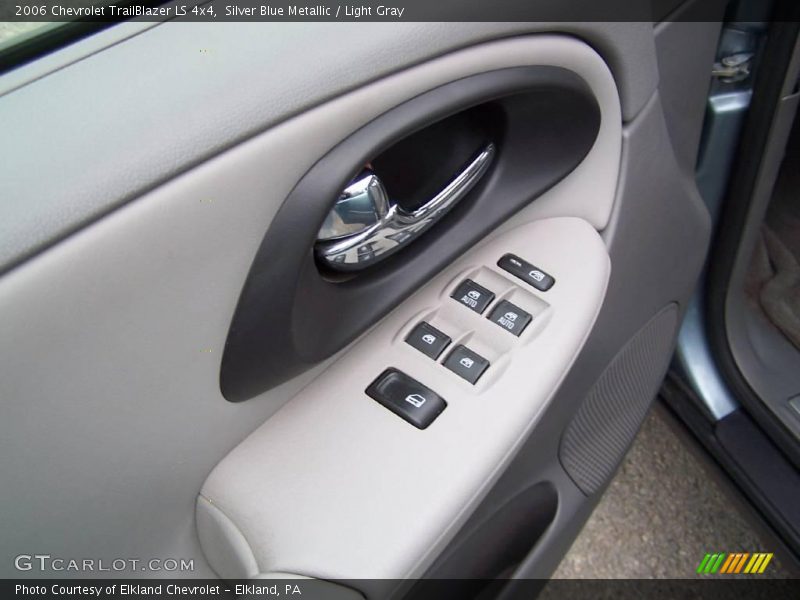 Silver Blue Metallic / Light Gray 2006 Chevrolet TrailBlazer LS 4x4