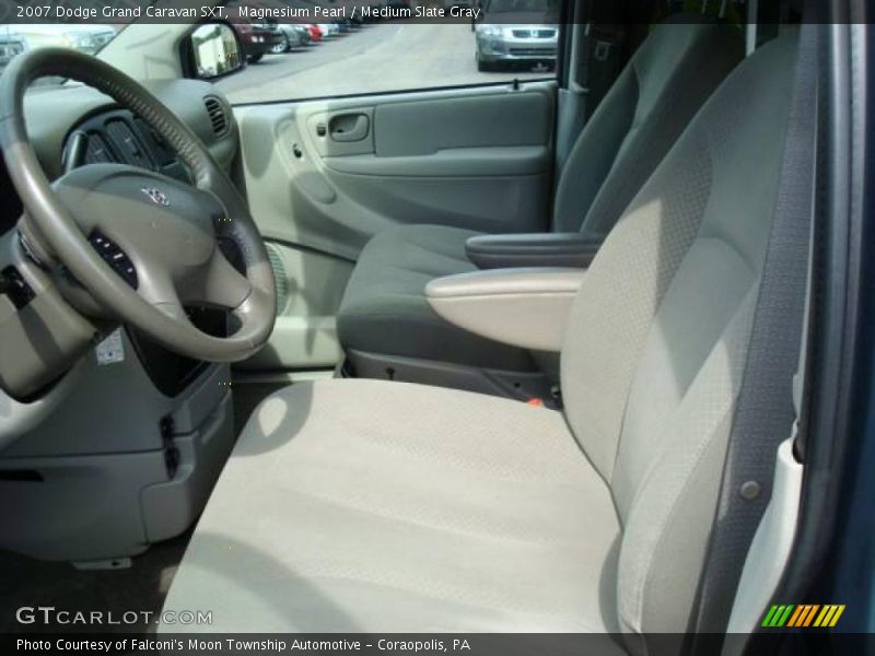 Magnesium Pearl / Medium Slate Gray 2007 Dodge Grand Caravan SXT