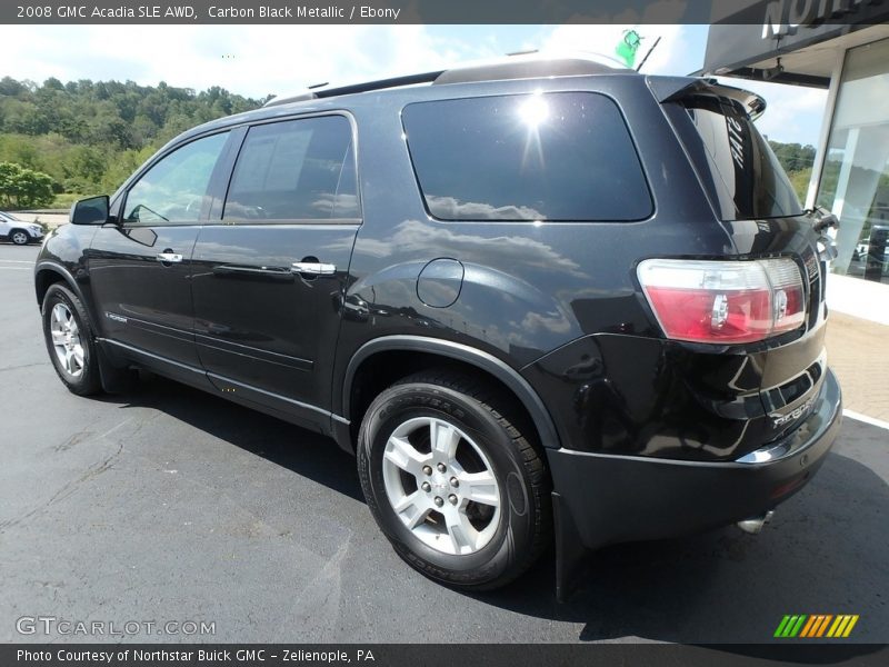 Carbon Black Metallic / Ebony 2008 GMC Acadia SLE AWD