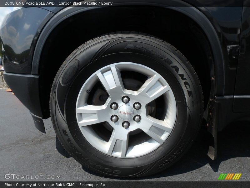 Carbon Black Metallic / Ebony 2008 GMC Acadia SLE AWD