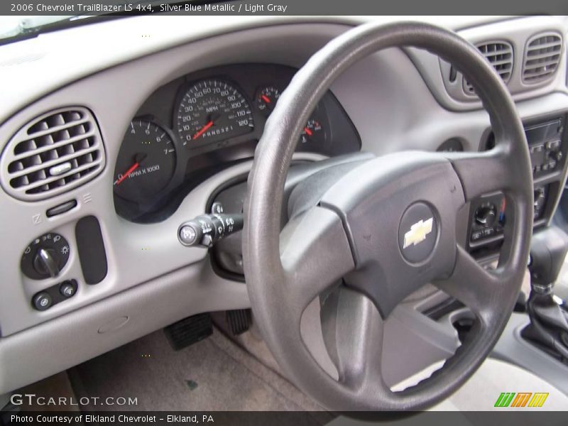 Silver Blue Metallic / Light Gray 2006 Chevrolet TrailBlazer LS 4x4