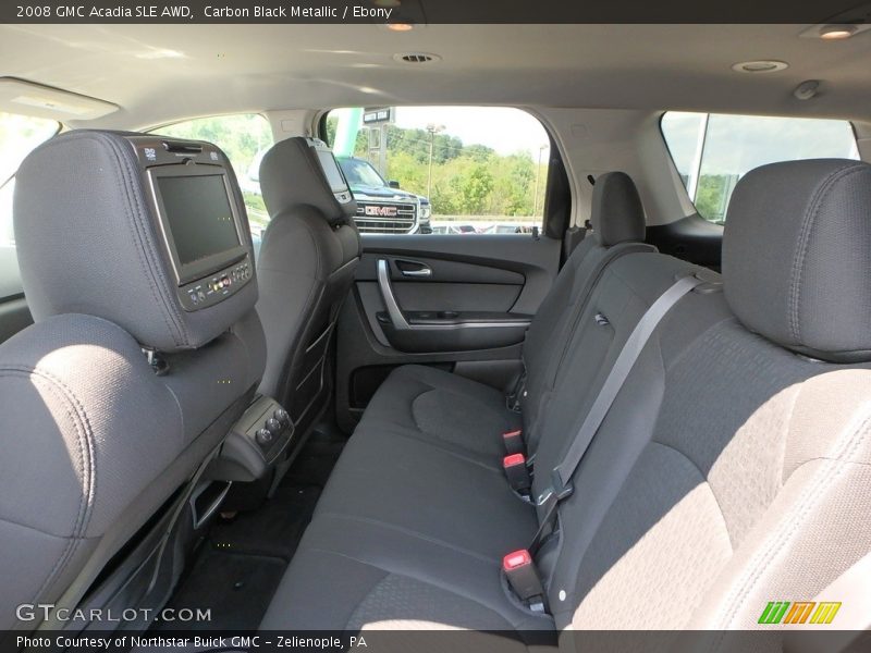 Carbon Black Metallic / Ebony 2008 GMC Acadia SLE AWD