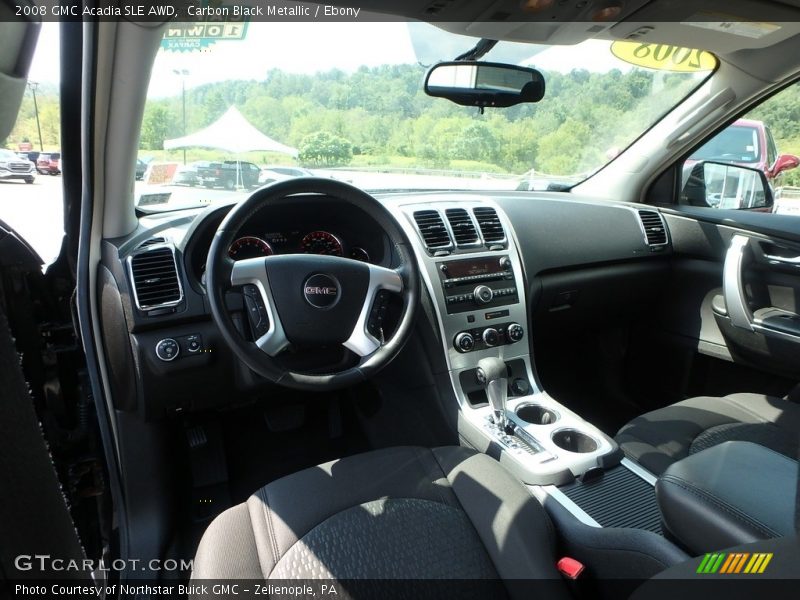 Carbon Black Metallic / Ebony 2008 GMC Acadia SLE AWD