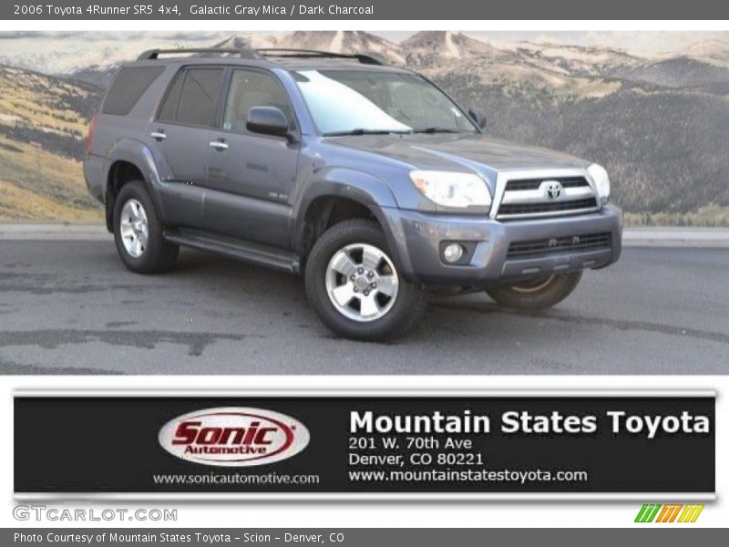 Galactic Gray Mica / Dark Charcoal 2006 Toyota 4Runner SR5 4x4