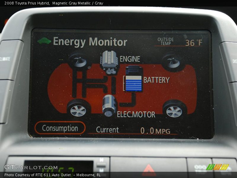 Magnetic Gray Metallic / Gray 2008 Toyota Prius Hybrid