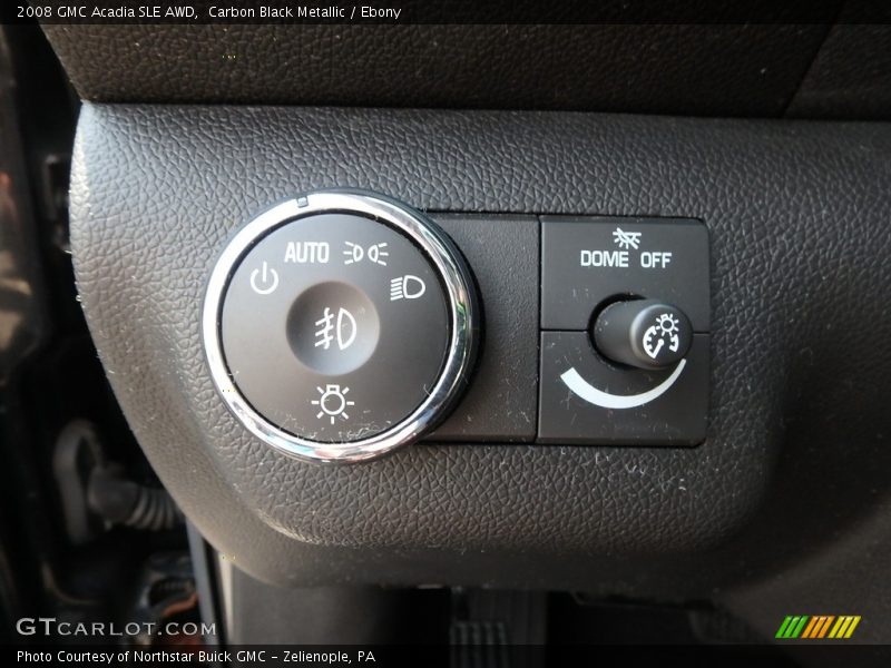 Carbon Black Metallic / Ebony 2008 GMC Acadia SLE AWD