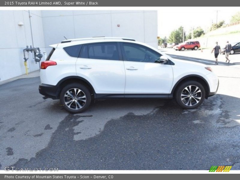 Super White / Black 2015 Toyota RAV4 Limited AWD