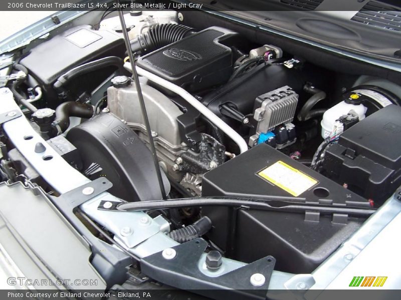 Silver Blue Metallic / Light Gray 2006 Chevrolet TrailBlazer LS 4x4