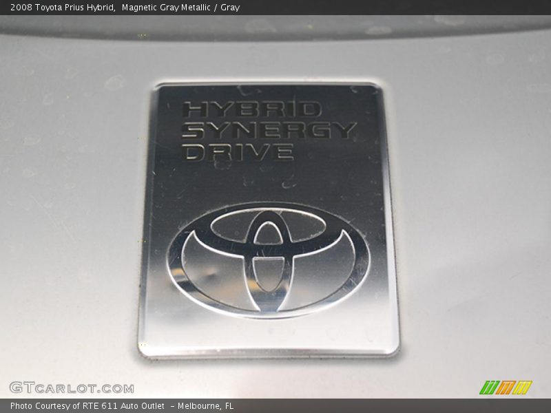 Magnetic Gray Metallic / Gray 2008 Toyota Prius Hybrid