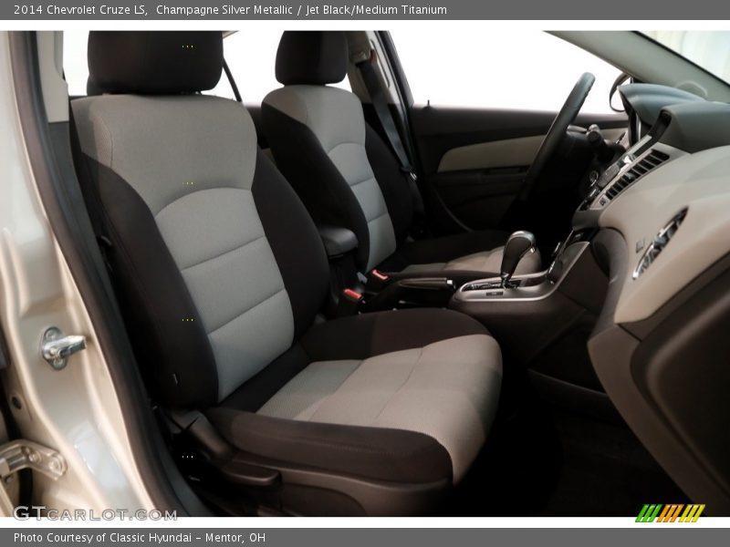 Champagne Silver Metallic / Jet Black/Medium Titanium 2014 Chevrolet Cruze LS