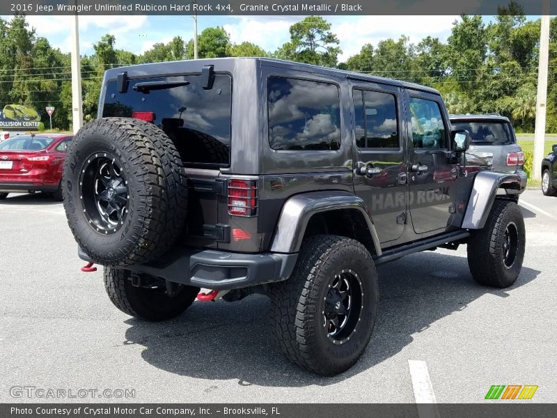 Granite Crystal Metallic / Black 2016 Jeep Wrangler Unlimited Rubicon Hard Rock 4x4