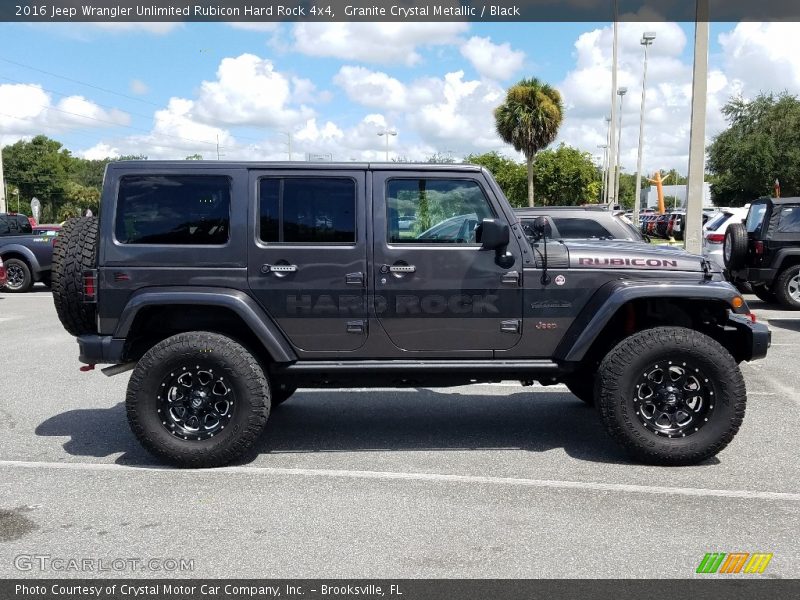 Granite Crystal Metallic / Black 2016 Jeep Wrangler Unlimited Rubicon Hard Rock 4x4