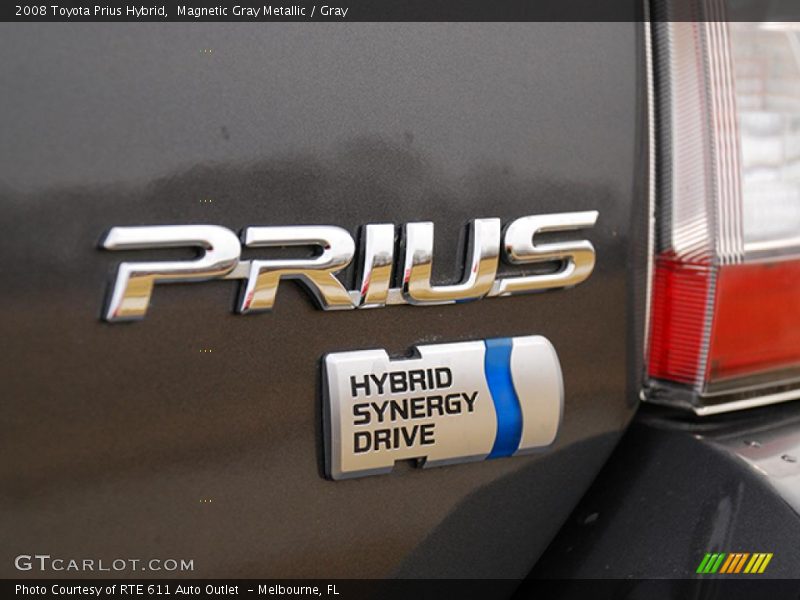 Magnetic Gray Metallic / Gray 2008 Toyota Prius Hybrid