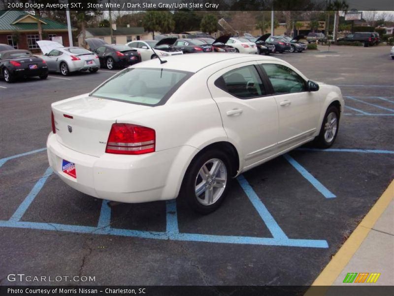 Stone White / Dark Slate Gray/Light Slate Gray 2008 Dodge Avenger SXT