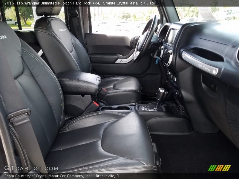 Granite Crystal Metallic / Black 2016 Jeep Wrangler Unlimited Rubicon Hard Rock 4x4