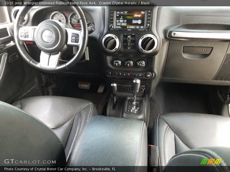 Granite Crystal Metallic / Black 2016 Jeep Wrangler Unlimited Rubicon Hard Rock 4x4