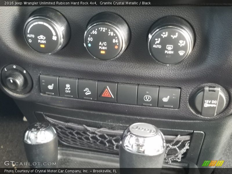 Granite Crystal Metallic / Black 2016 Jeep Wrangler Unlimited Rubicon Hard Rock 4x4