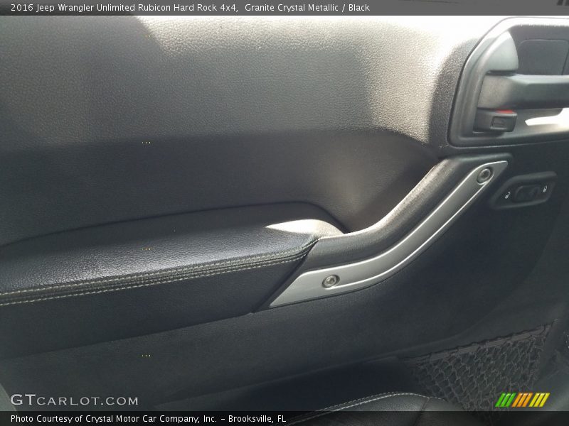 Granite Crystal Metallic / Black 2016 Jeep Wrangler Unlimited Rubicon Hard Rock 4x4