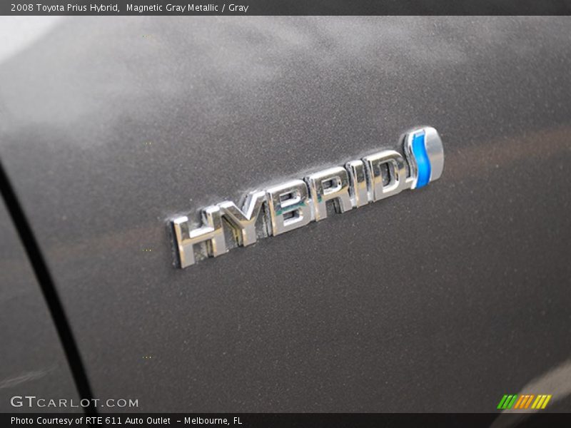 Magnetic Gray Metallic / Gray 2008 Toyota Prius Hybrid