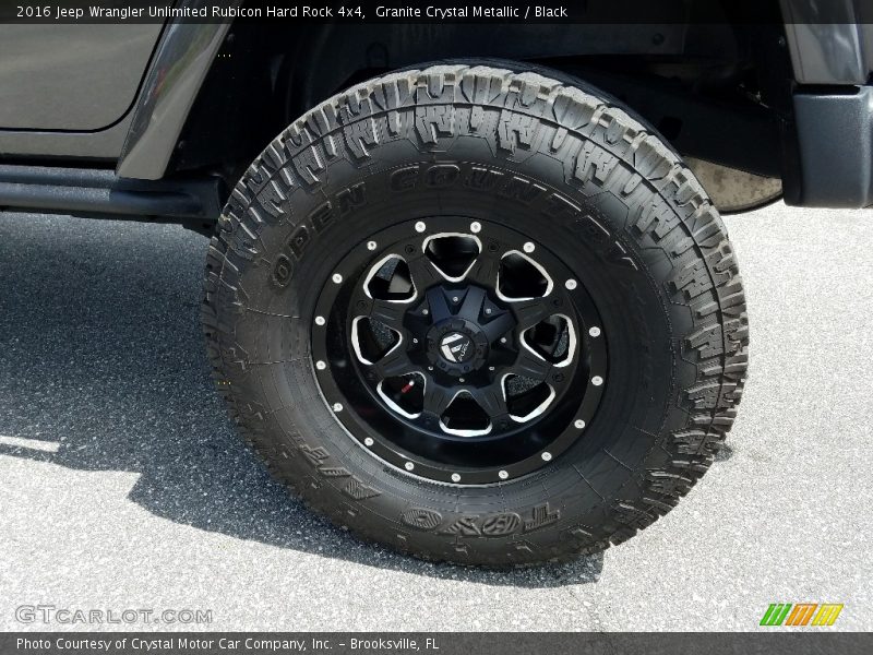 Granite Crystal Metallic / Black 2016 Jeep Wrangler Unlimited Rubicon Hard Rock 4x4