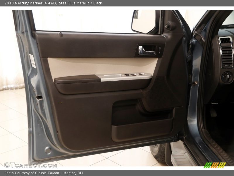 Steel Blue Metallic / Black 2010 Mercury Mariner I4 4WD