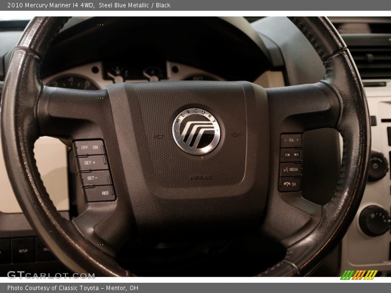 Steel Blue Metallic / Black 2010 Mercury Mariner I4 4WD