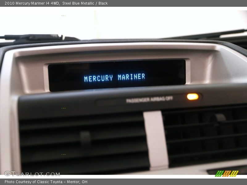 Steel Blue Metallic / Black 2010 Mercury Mariner I4 4WD